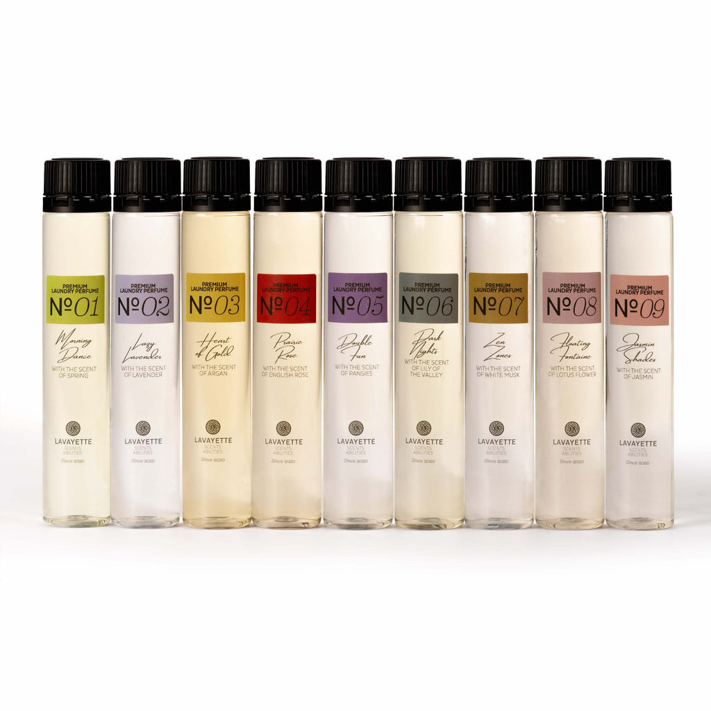 Lavayette premium wasparfum proefpakket 9x25ml

