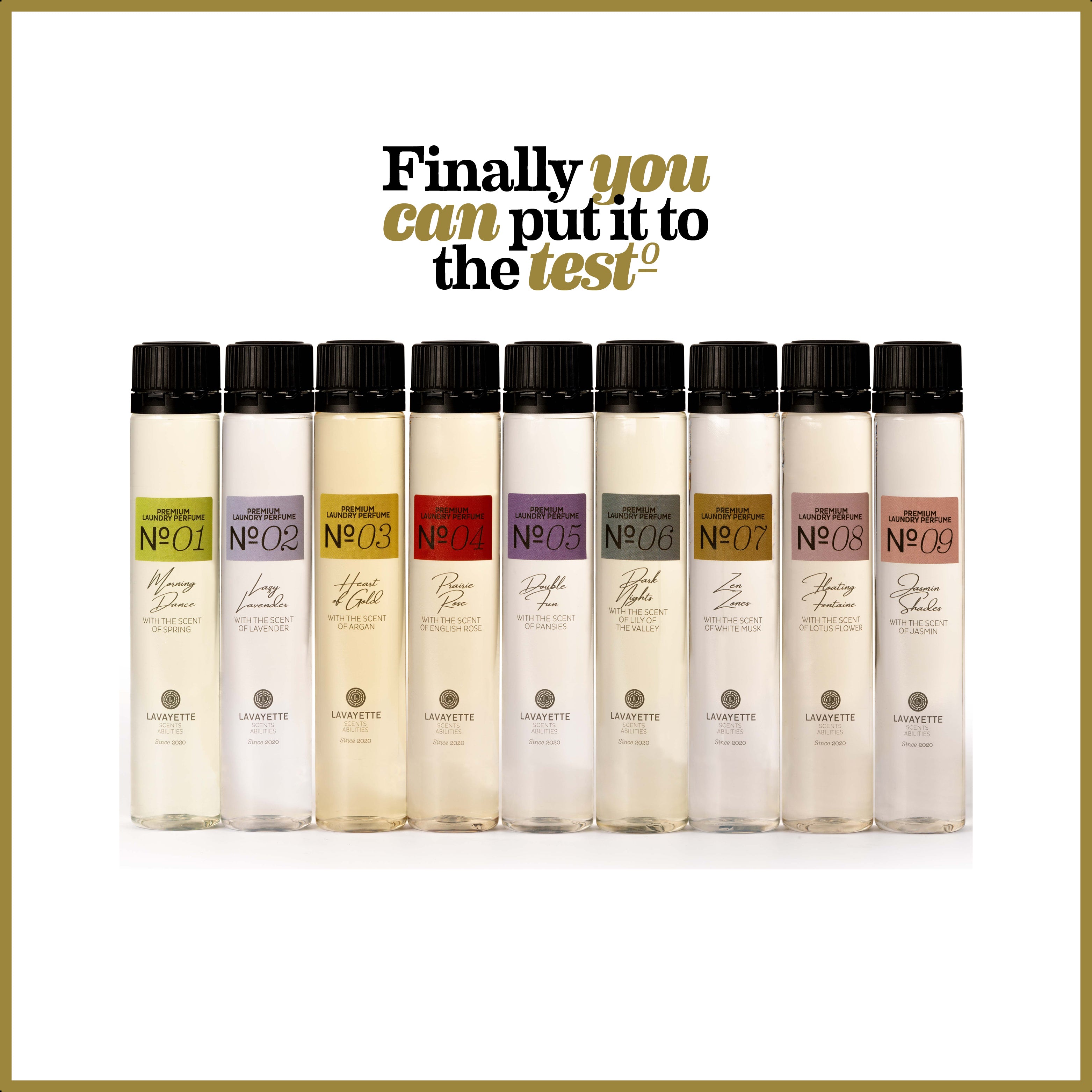 Lavayette premium wasparfum proefpakket 9x25ml - Lavayette